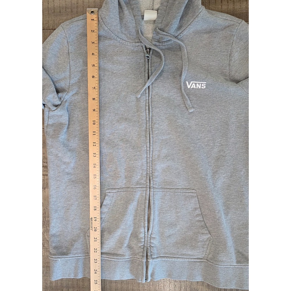Womens Vans Cali Floral Grey Heather Zip Up Hoodie Size Large - Picture 6 of 9